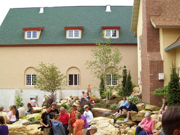 New Glarus Hilltop Brewery Garden